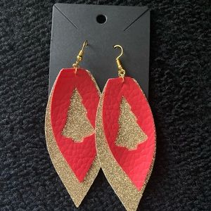 Custom Christmas earrings!